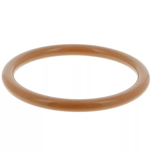 Bracciale in acrilico opaco 64 mm - Cammello x1