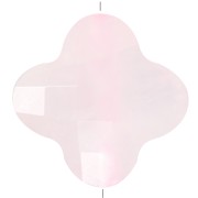 Perlina trifoglio sfaccettata da 13 mm - Quarzo rosa x1|raw }}