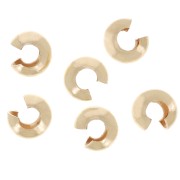 Coprischiaccini 4 mm - Gold filled x100|raw }}