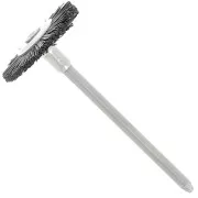 Spazzola circolare piatta in seta nera 19 mm x1