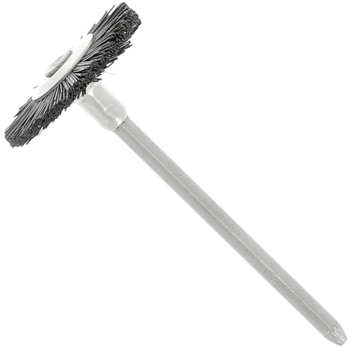 Spazzola circolare piatta in seta nera 19 mm x1