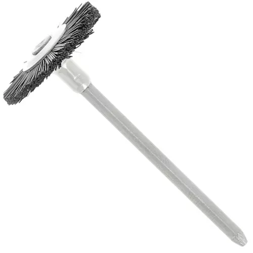 Spazzola circolare piatta in seta nera 19 mm x1