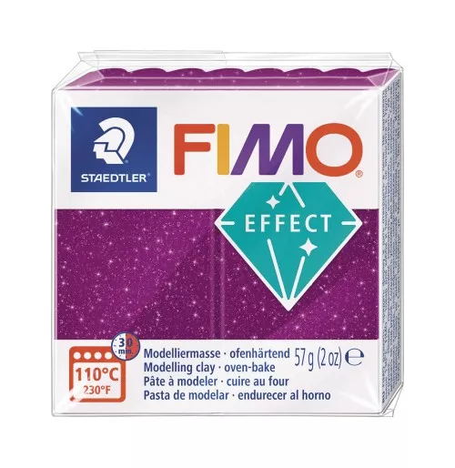 Pasta per modellare Fimo Effect gr. 57 Lila Galaxy (n°602