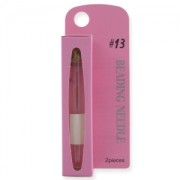 Aghi Tulip corti e fini per rocailles 15/0 - 0,30x35mm (N°13) x2