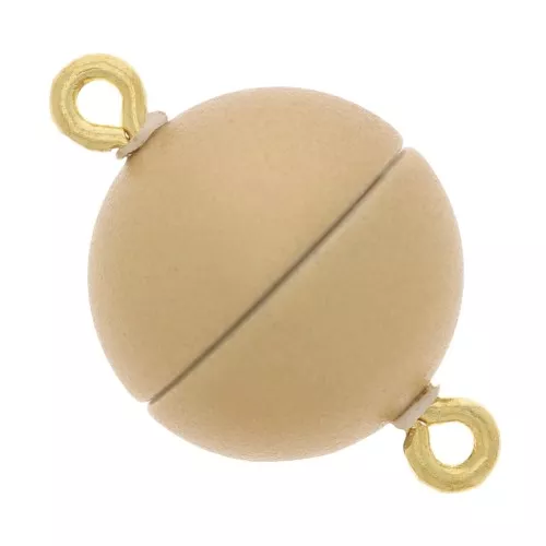 Chiusura magnetica a sfera da 12 mm - Dorato vintage x1