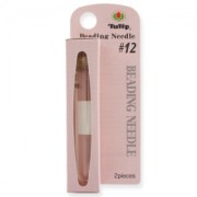 Aghi Tulip punta arrotondata per rocailles 15/0 0,35x47,5 mm (N°12) x2