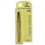 Aghi Tulip punta arrotondata per rocailles 15/0 0,41x48,5 mm (N°11) x4|raw }}