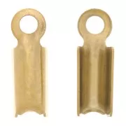 Pinze per lacci da 2 mm - Acciaio inossidabile 304 dorato x4