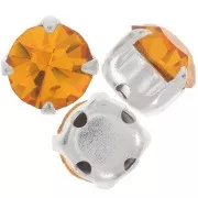 Chatons montés mm. 6 Topaz x5