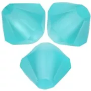 Biconi Preciosa 4 mm - MC Bead Rondell - Blue Zircon Matt x30