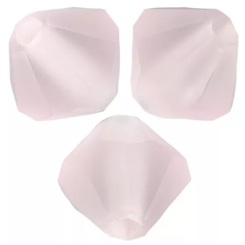 Biconi Preciosa 4 mm - MC Bead Rondell - Light Rose Matt x30