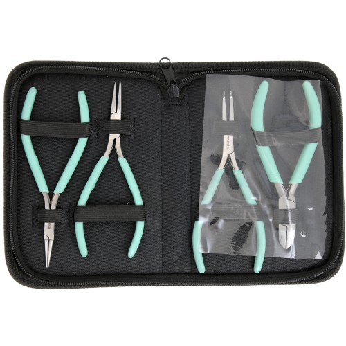 Kit di 4 pinze per gioielli per creare gioielli - Di Perles and Co - Menta