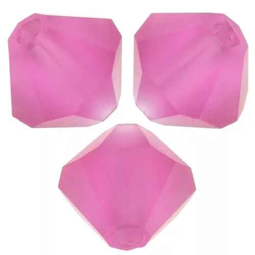 Biconi Preciosa 4 mm - MC Bead Rondell - Fuchsia Matt x30