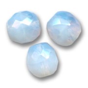 Sfaccettate mm 10 White Opal x10