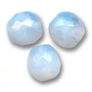 Sfaccettate mm 10 White Opal x10