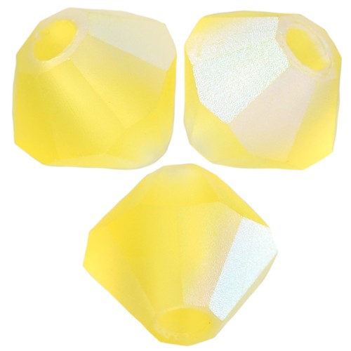 Biconi Preciosa 4 mm - MC Bead Rondell - Citrine AB Matt x30