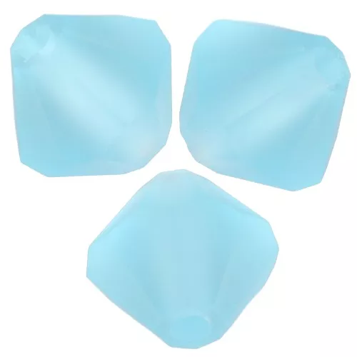 Biconi Preciosa 4 mm - MC Bead Rondell - Aqua Bohemica Matt x30