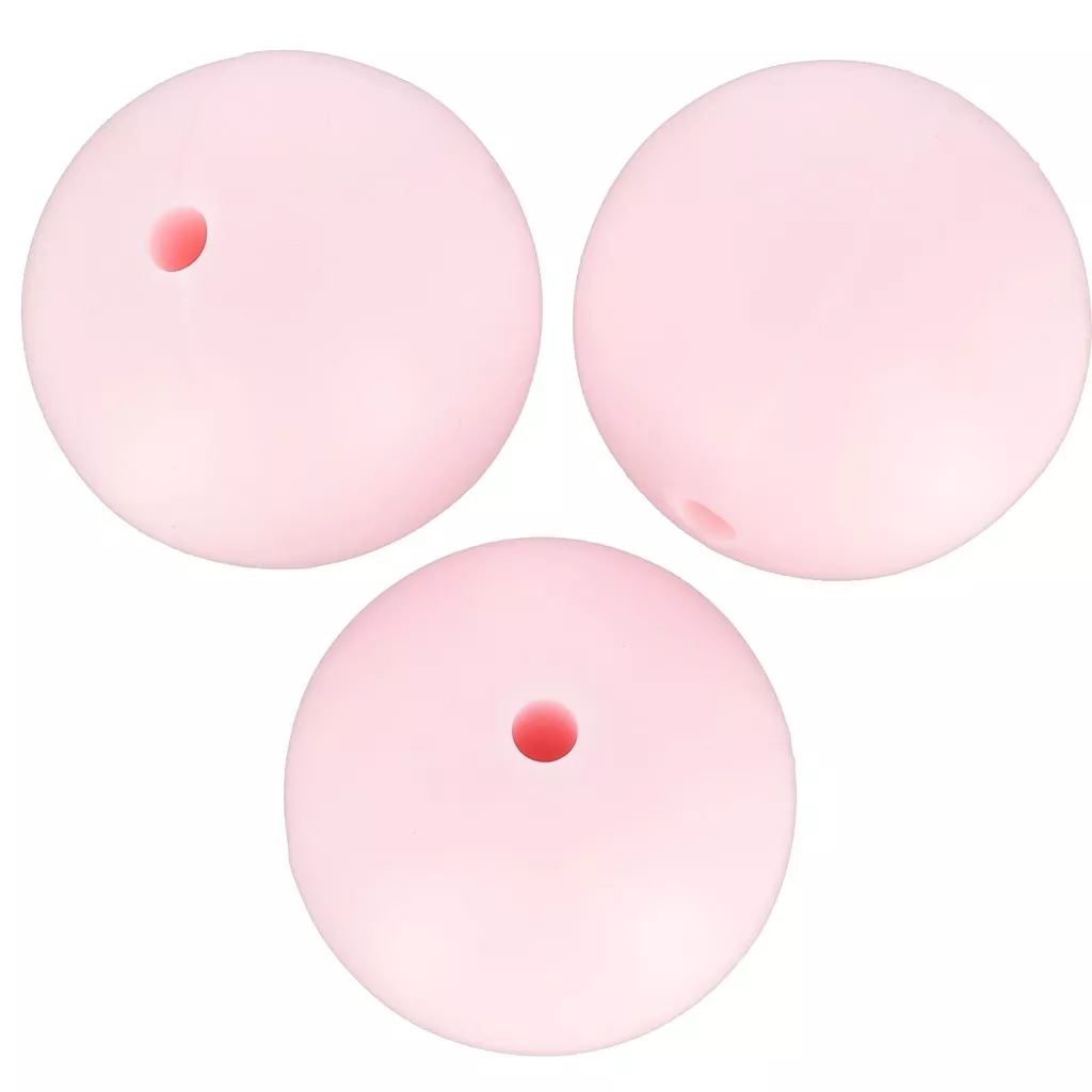Set di 50 perline rotonde in plastica - 5-6 mm - foro 1-2 mm - varie tonalità di blu - Italia