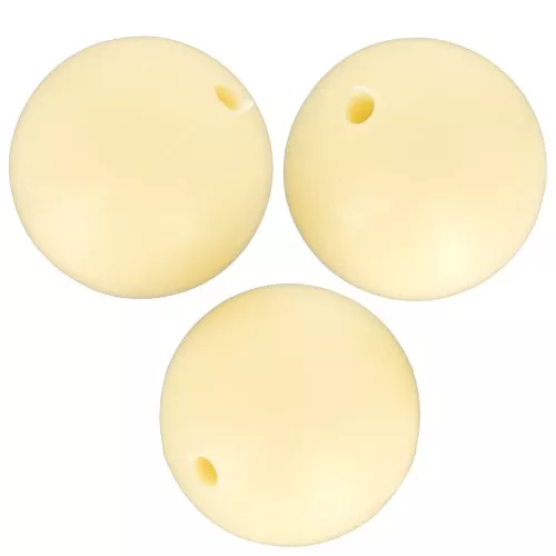 75 Perline In Silicone Per Creazioni Fai Da Te – Set Rotonde 12mm E Poligonali 14mm – 10 Colori