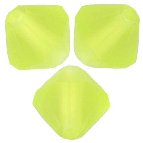 Biconi Preciosa 4 mm - MC Bead Rondell - Limecicle Matt x30