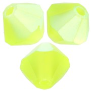Biconi Preciosa 4 mm - MC Bead Rondell - Limecicle AB Matt x30|raw }}