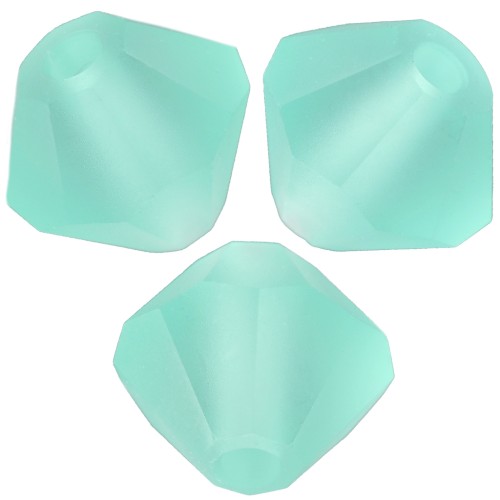 Biconi Preciosa 4 mm - MC Bead Rondell - Caribbean Sea Matt x30