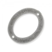 Anellino di montaggio mm. 24x20 argentato antico x1|raw }}