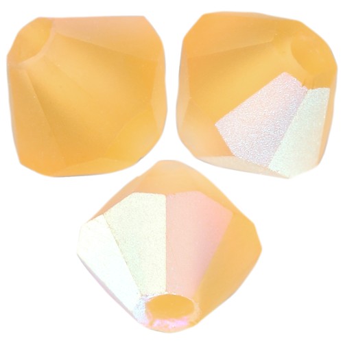 Biconi Preciosa 4 mm - MC Bead Rondell - Topaz AB Matt x30