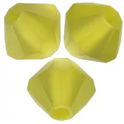 Biconi Preciosa 4 mm - MC Bead Rondell - Olivine Matt x30