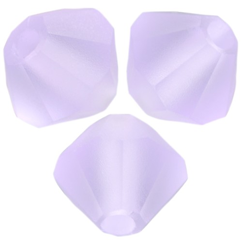Biconi Preciosa 4 mm - MC Bead Rondell - Violet Matt x30