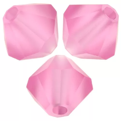 Biconi Preciosa 4 mm - MC Bead Rondell - Rose  Matt x30