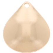 Pendente goccia 21x19 mm - Dorato x1