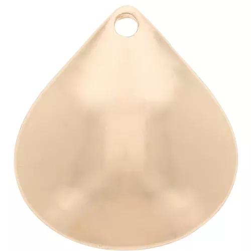Pendente goccia 21x19 mm - Dorato x1
