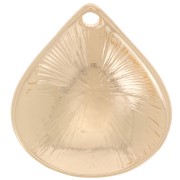 Pendente goccia 21x19 mm - Dorato x1