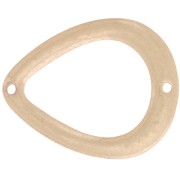 Distanziatore goccia scavato 26x21 mm - Dorato vintage x1|raw }}