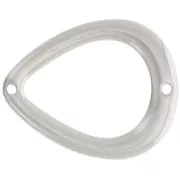 Distanziale scavato 26x21 mm - Argentato x1