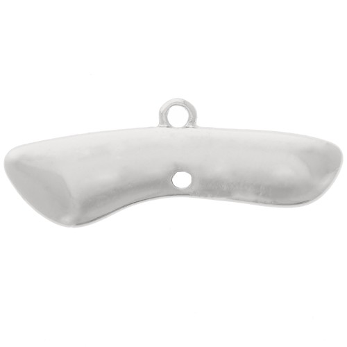 Pendente chandelier design 30x10 mm 4 anelli - Argentato x1