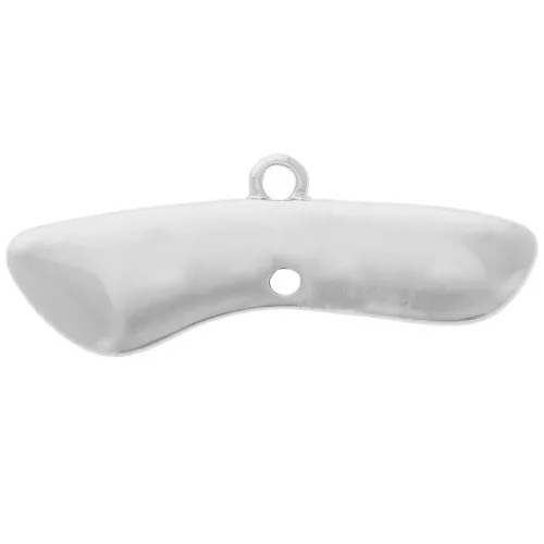 Pendente chandelier design 30x10 mm 4 anelli - Argentato x1