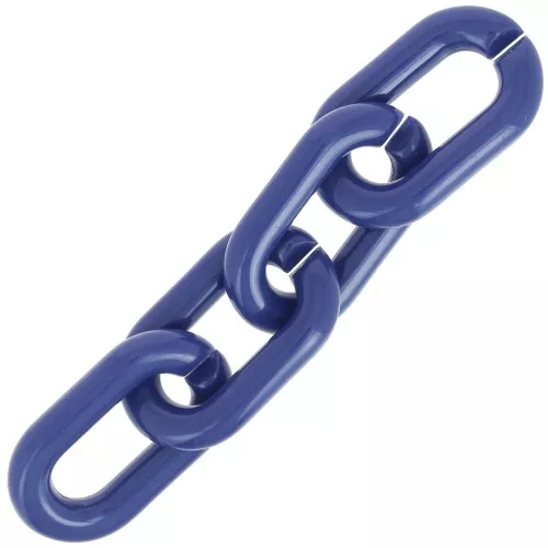 Maglia ovale in acrilico 39x23 mm - Blu scuro x1
