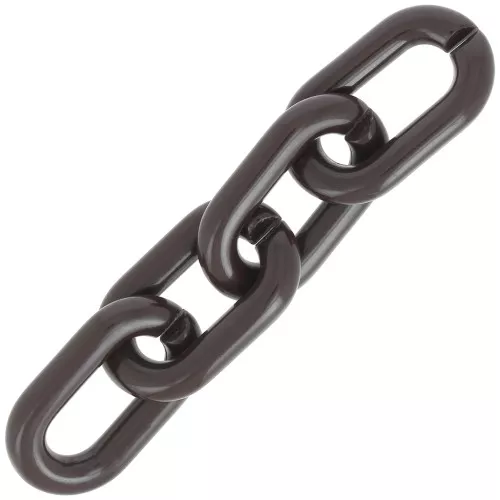 Maglia acrilica ovale 39x23 mm - Cioccolato x1