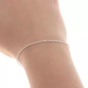 Catena maglia Forçat (1x3) mm. 2.2 Argento 925 x1m