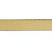 Laccetto cuoio mm. 10 Dorato x30cm