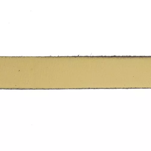 Laccetto cuoio mm. 10 Dorato x30cm