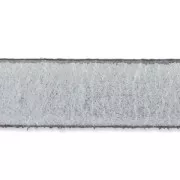 Laccetto cuoio mm. 10 Argentato x30cm