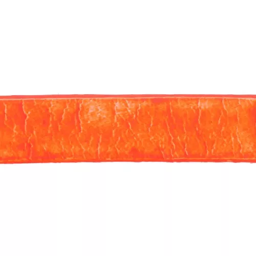 Laccetto cuoio mm. 10 Arancio Fluo x30cm