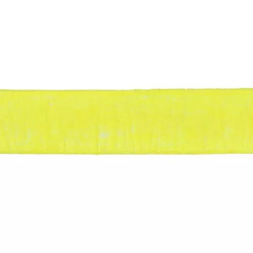 Laccetto cuoio mm. 10 Giallo Fluo x30cm