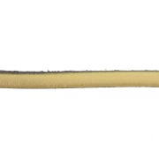 Laccetto cuoio mm. 5x2 Dorato x30cm