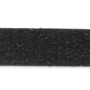 Laccetto cuoio a tessitura mm. 10 Nero x30cm|raw }}