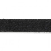 Laccetto cuoio a tessitura mm. 5 Nero x30cm|raw }}