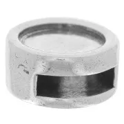 Spingi pizzo decorativo rotondo 10 mm - Placcatura argento antico x1